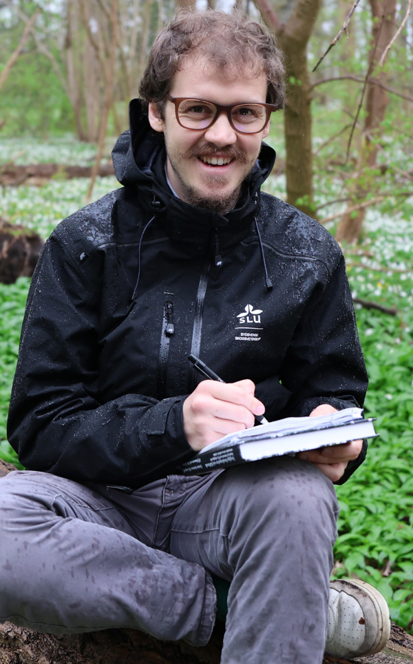 Porträtt Luca Muraro. Foto.